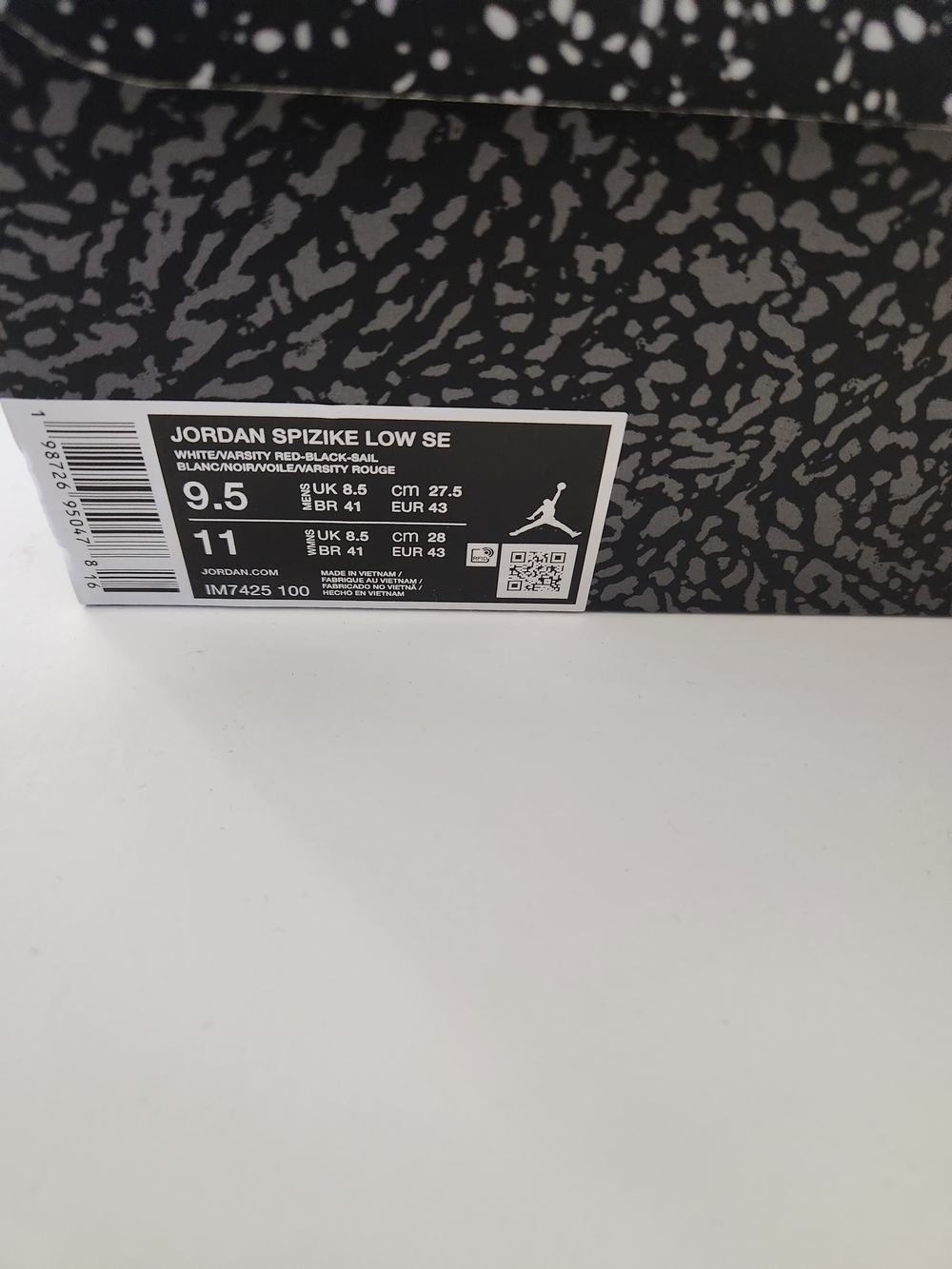 Jordan Spizike Low SE Black/White/Red - Picture 3 of 10